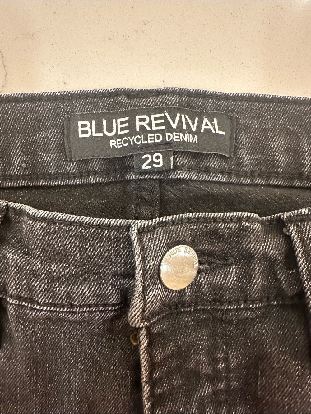 Black Women’s Black Denim Jeans - Size 29